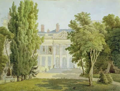 View of the Maison de la Reine, Paris, 1811 by Louise Cochelet